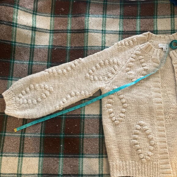 Lucky Brand | Cream Bauble Cardigan | Small - Picture 9 of 11